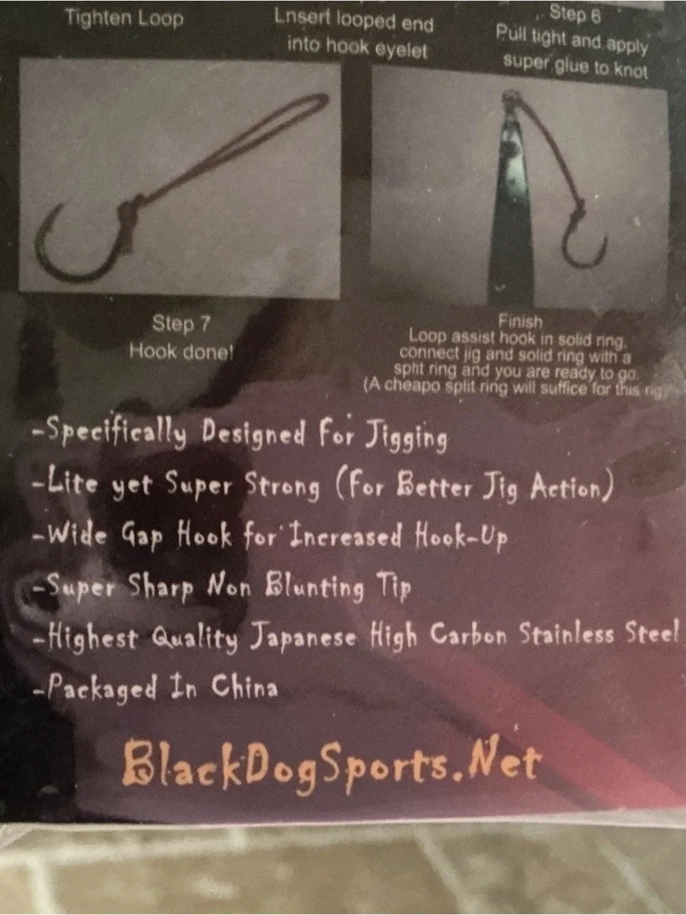 Black Dog Jigging Hooks black dog